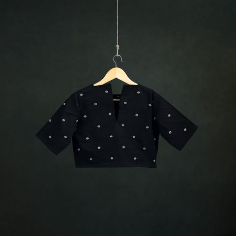 Jacquard Cotton Readymade Blouse 10