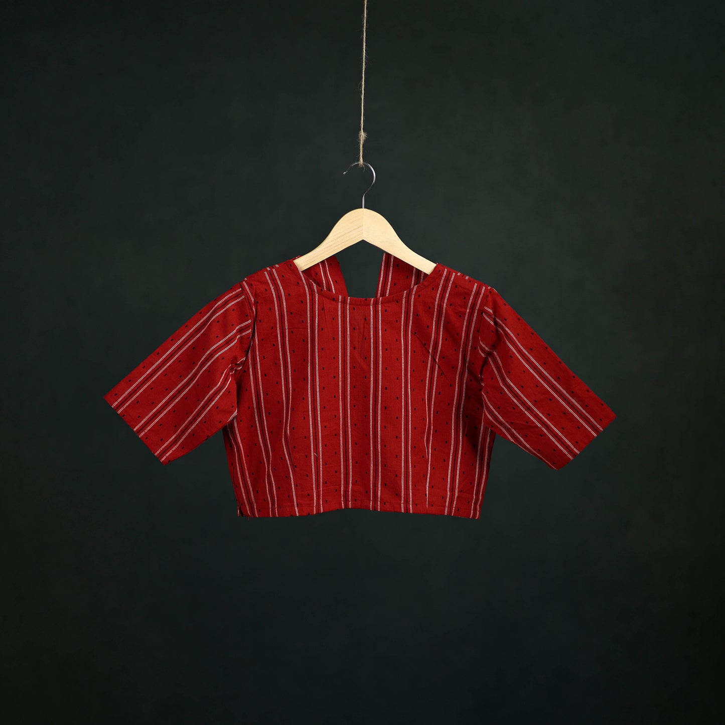 Jacquard Cotton Readymade Blouse 09