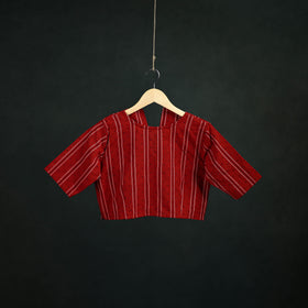 Jacquard Cotton Readymade Blouse 09