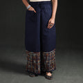 Bengal Kantha Hand Embroidered Cotton Palazzo 06