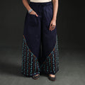 Bengal Kantha Hand Embroidered Cotton Palazzo 07