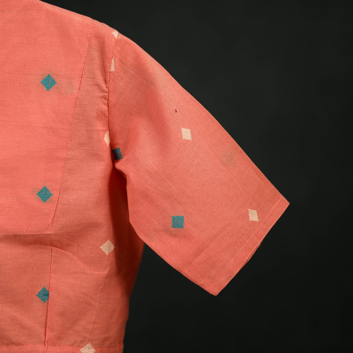 Jacquard Cotton Readymade Blouse 08