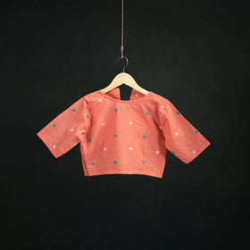 Jacquard Cotton Readymade Blouse 08