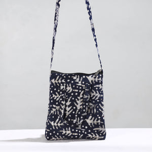 Hand Batik Printed Quilted Cotton Sling Bag 40