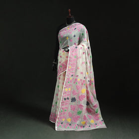 Silk Cotton Dhakai Jamdani Saree 17