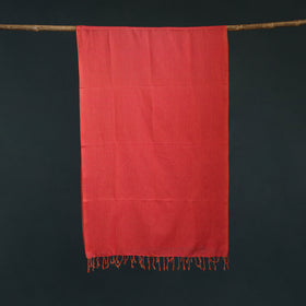 Red - Mangalagiri Handloom Cotton Stole with Tassels 13
