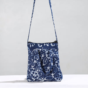 Hand Batik Printed Quilted Cotton Sling Bag 41