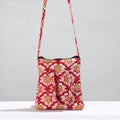  Hand Batik Printed Quilted Cotton Sling Bag 42 
