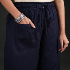 Bengal Kantha Hand Embroidered Cotton Palazzo 11