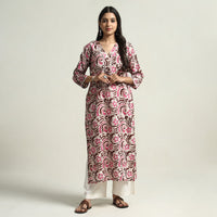 batik printed kurta