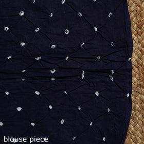 Red - Kutch Tie-Dye Cotton Bandhani Saree 28