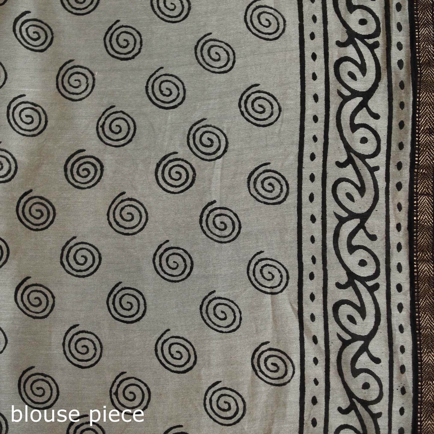 Bagru Hand Block Print Natural Dyed Chanderi Silk Saree 29