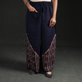 Bengal Kantha Hand Embroidered Cotton Palazzo 19