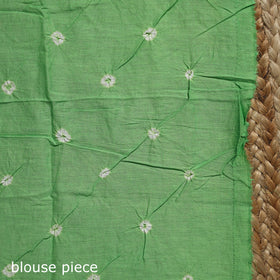 Orange - Kutch Tie-Dye Cotton Bandhani Saree 76