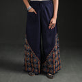 Bengal Kantha Hand Embroidered Cotton Palazzo 20