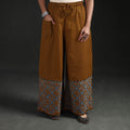 Bengal Kantha Hand Embroidered Cotton Palazzo 21