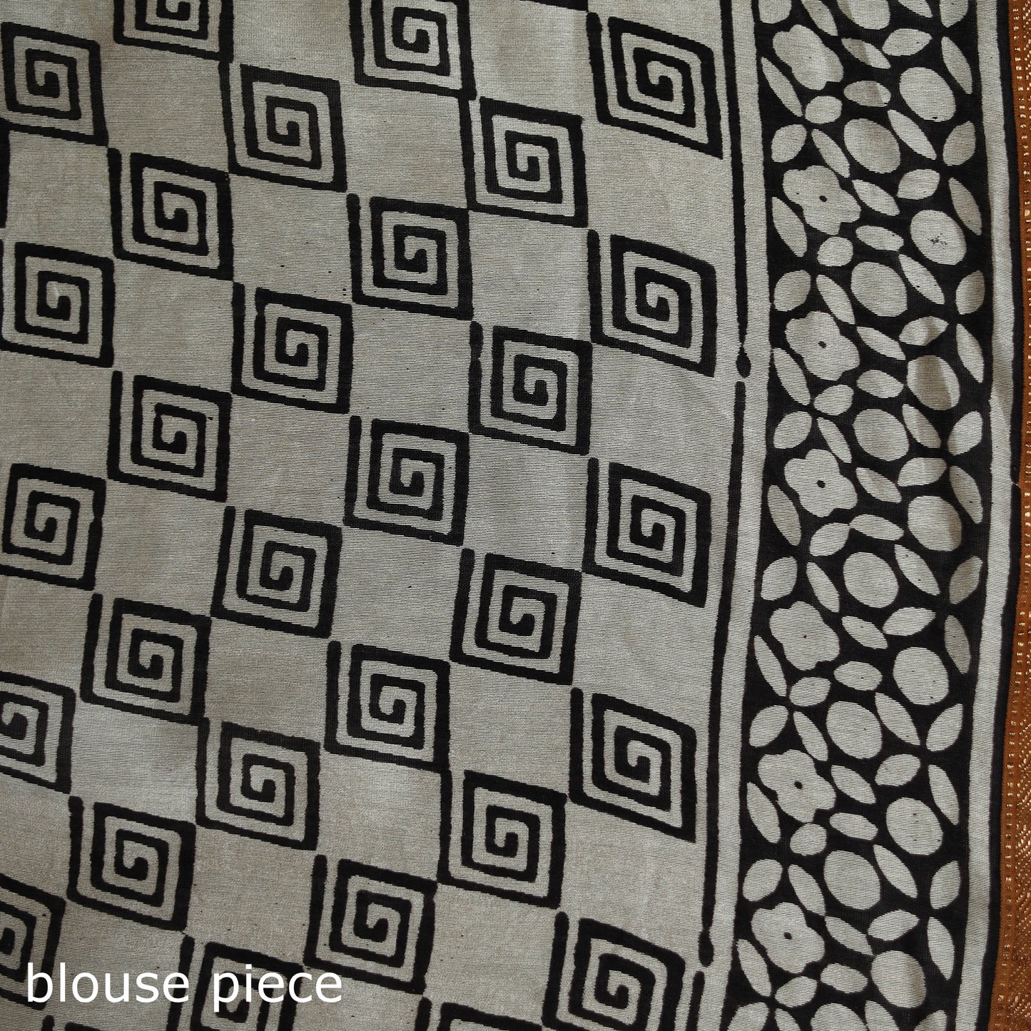 Bagru Hand Block Print Natural Dyed Chanderi Silk Saree 33