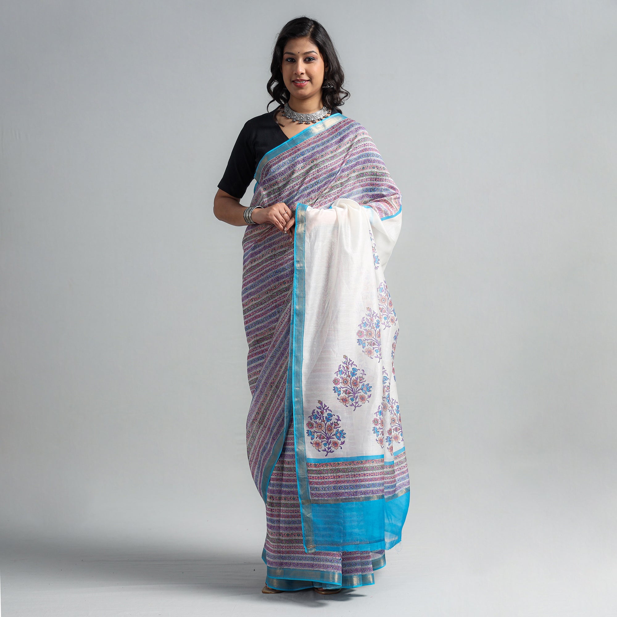 Nylone Multicolor Tiranga Saree, 5.5 m (separate blouse piece), Size: 5.5  Mtr at Rs 349 in Surat