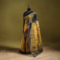 Yellow - Shibori Tie-Dye Kota Doria Cotton Saree 57