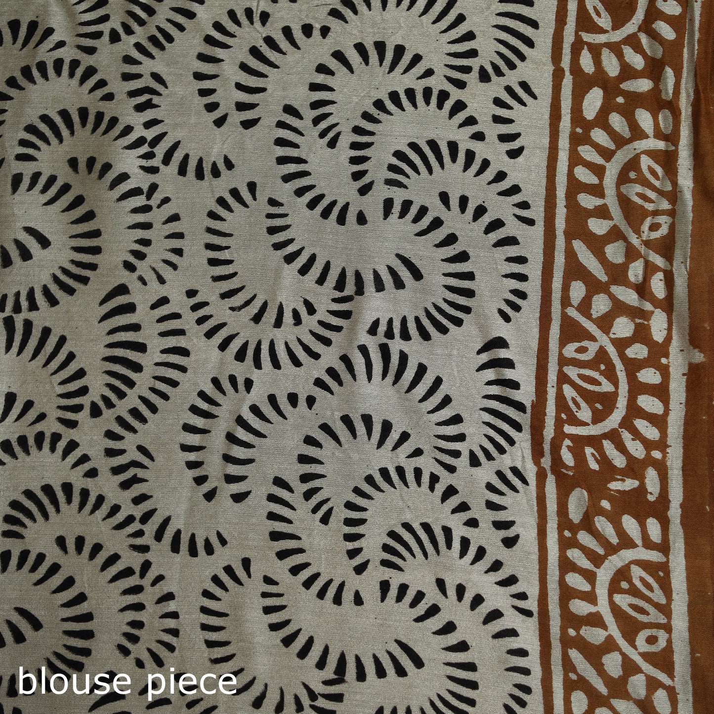 Bagru Hand Block Print Natural Dyed Chanderi Silk Saree 36