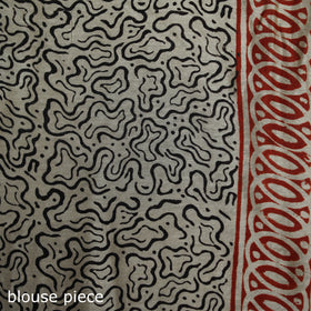 Bagru Hand Block Print Natural Dyed Chanderi Silk Saree 39