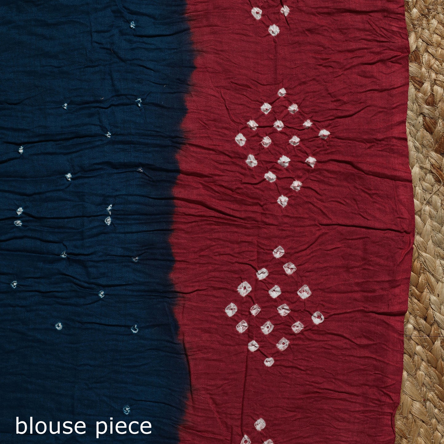 Multicolor - Kutch Tie-Dye Cotton Bandhani Saree with Blouse 49