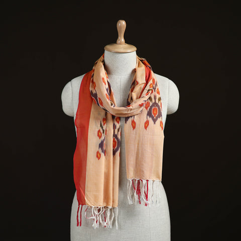 Pochampally Ikat Weave Cotton Stole 02
