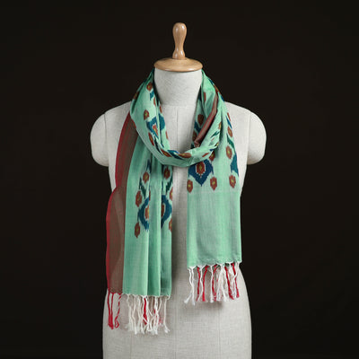 Pochampally Ikat Weave Cotton Stole 03