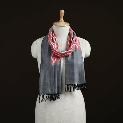 Pochampally Ikat Weave Cotton Stole 06