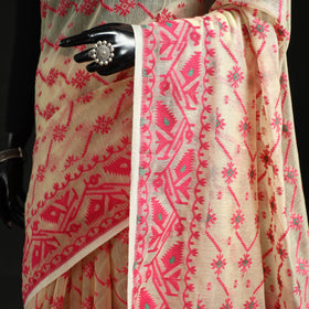 Silk Cotton Dhakai Jamdani Saree 02