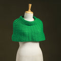 Green - kumaun hand knitted woollen cowl 56 - handcrafted