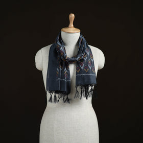 Blue - Pochampally Ikat Weave Sico Stole 31