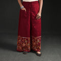Bengal Kantha Hand Embroidered Cotton Palazzo 39