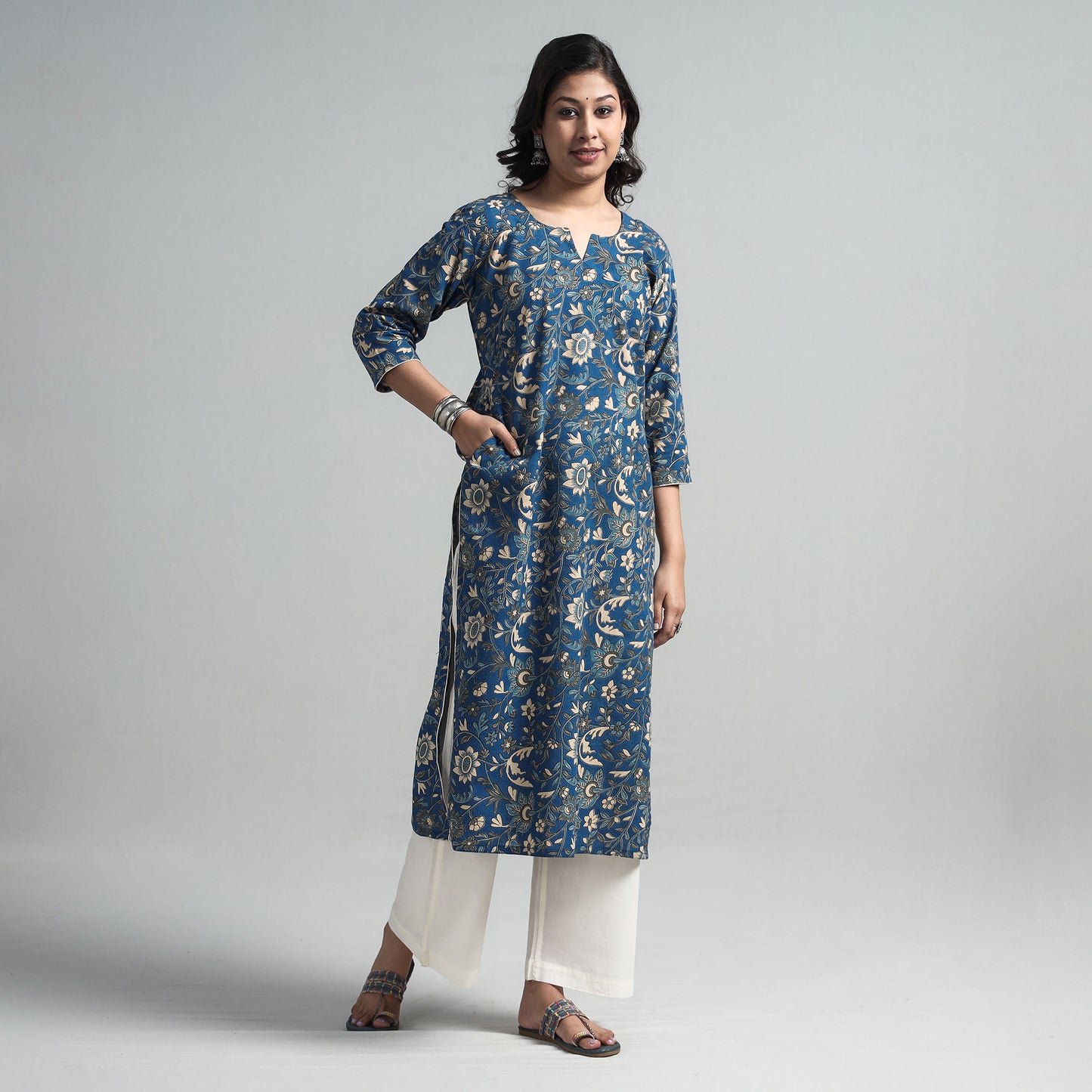 kalamkari printed kurta