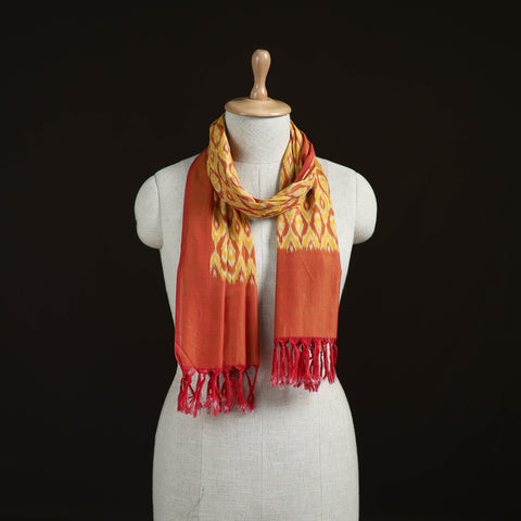 Pochampally Ikat Weave Cotton Stole 07