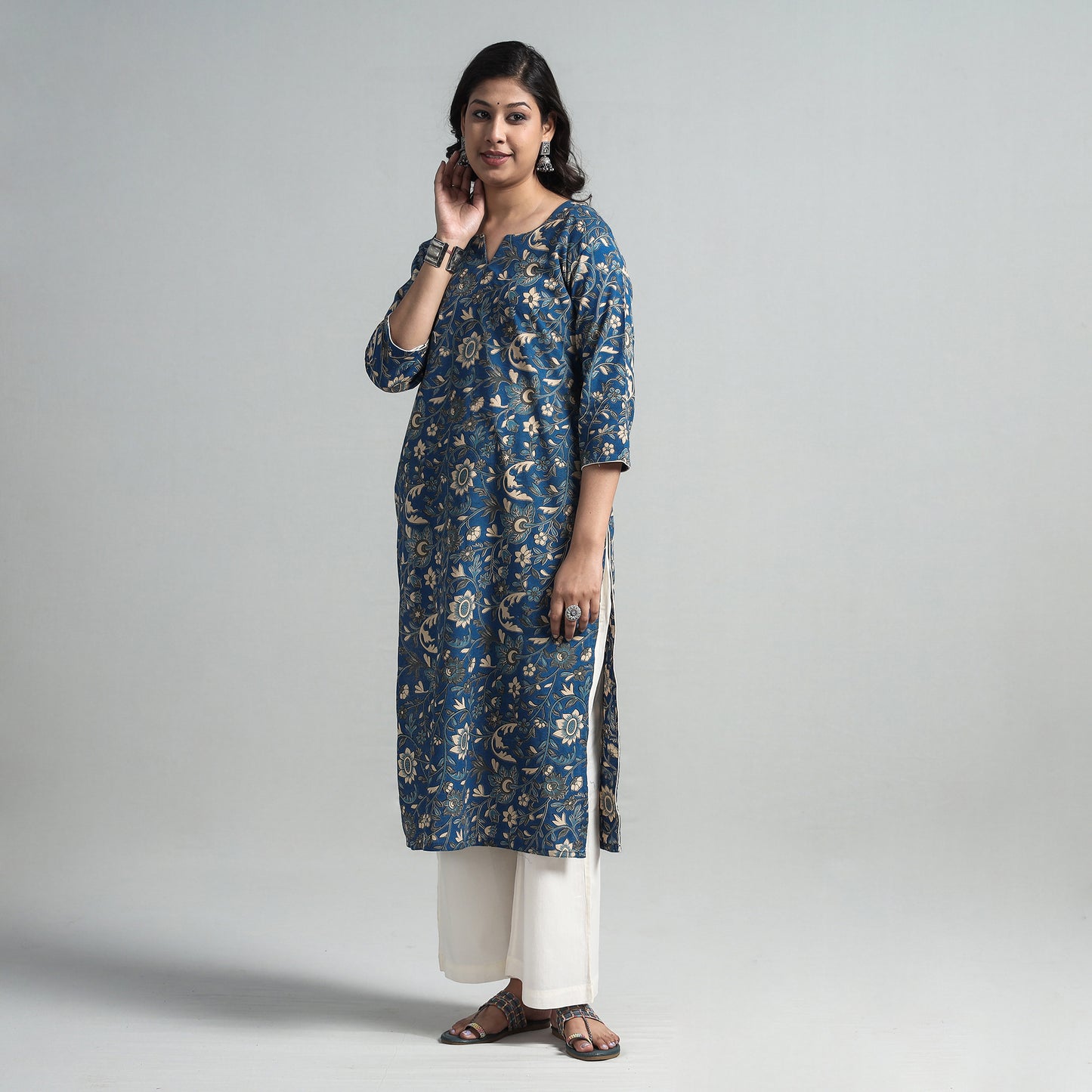 kalamkari printed kurta