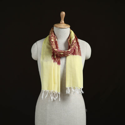 Pochampally Ikat Weave Cotton Stole 09