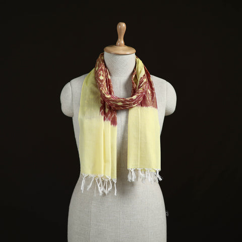 Pochampally Ikat Weave Cotton Stole 09