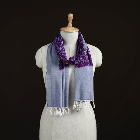Pochampally Ikat Weave Cotton Stole 10
