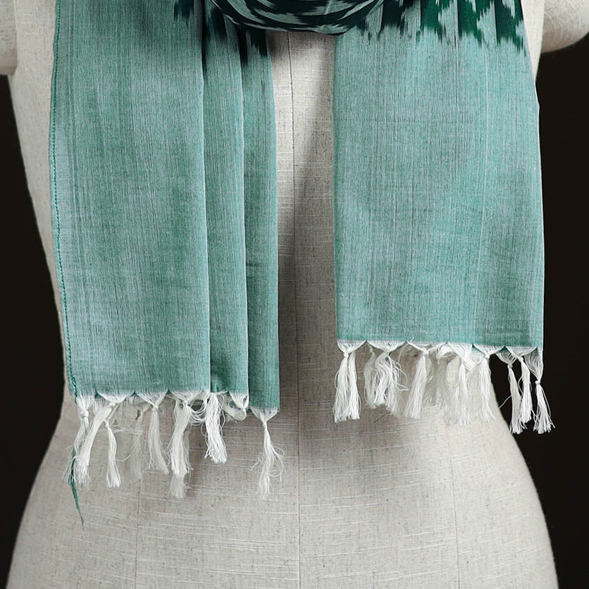 Pochampally Ikat Weave Cotton Stole 11