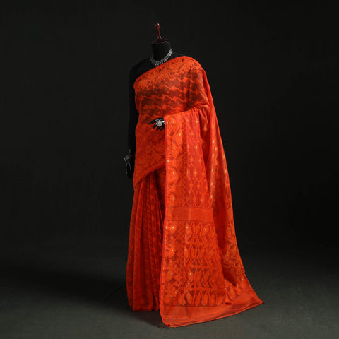 Silk Cotton Dhakai Jamdani Saree  10