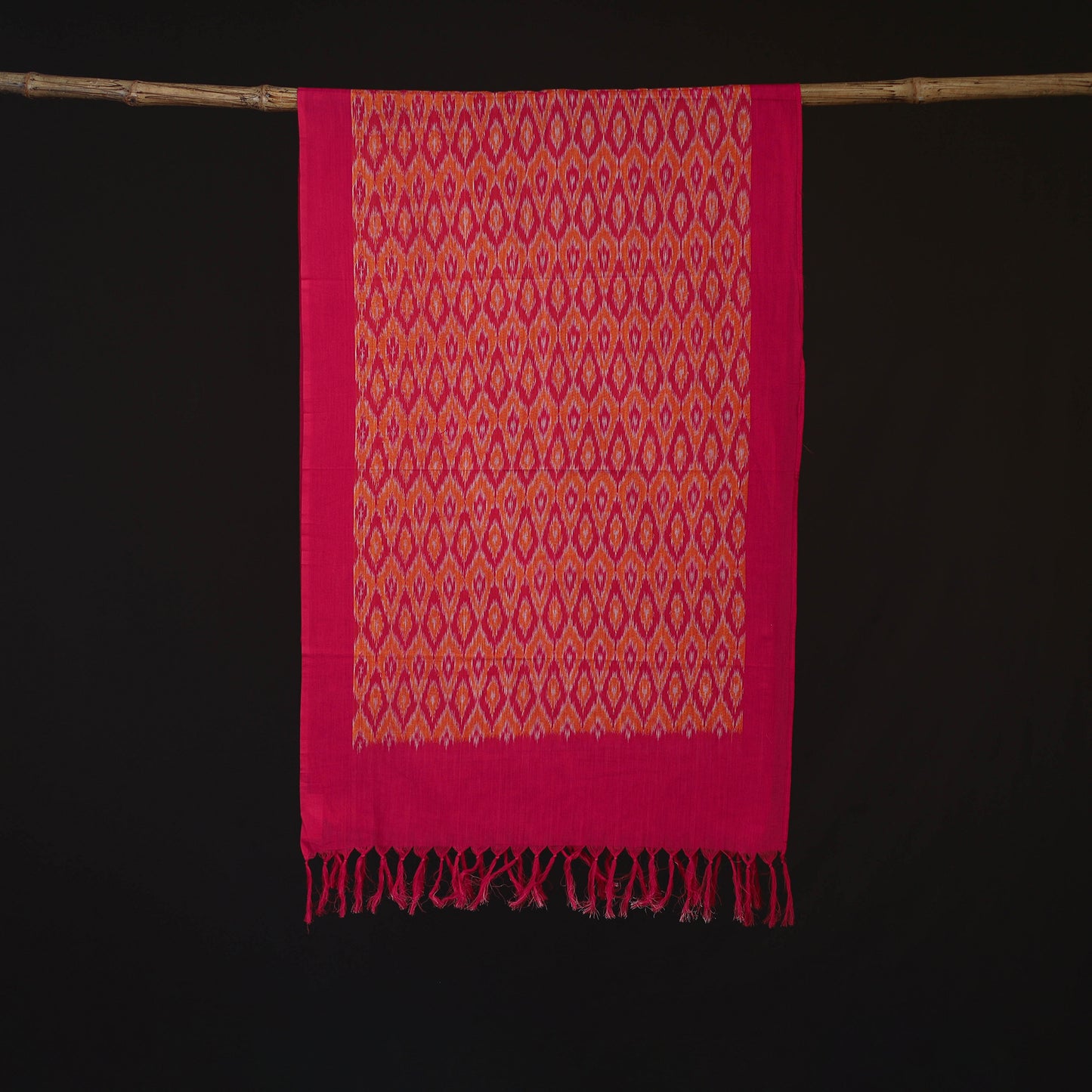 Pochampally Ikat Weave Cotton Stole 26