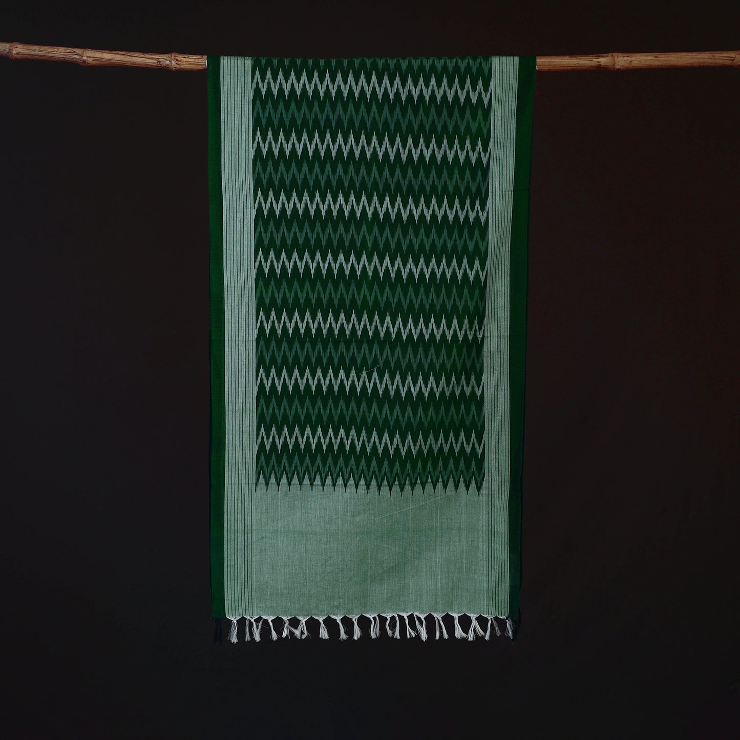 Pochampally Ikat Weave Cotton Stole 24