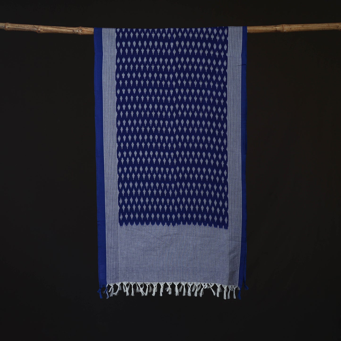 Pochampally Ikat Weave Cotton Stole 25