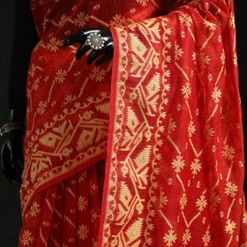 Silk Cotton Dhakai Jamdani Saree  11