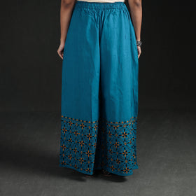 Bengal Kantha Hand Embroidered Cotton Palazzo 46