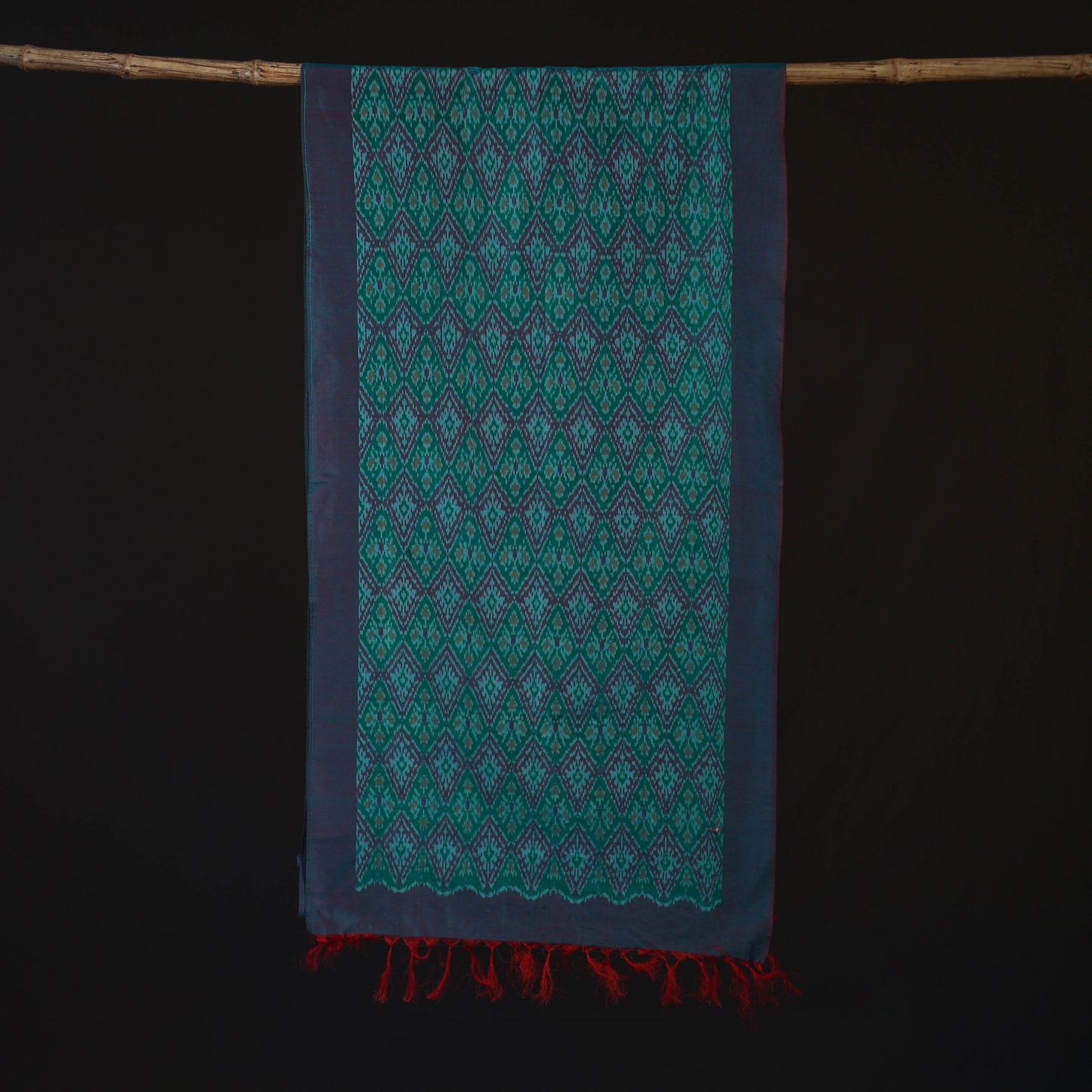 Pochampally Ikat Weave Sico Stole 41