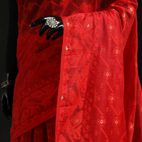 Silk Cotton Dhakai Jamdani Saree  12