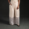 Bengal Kantha Hand Embroidered Cotton Palazzo 48