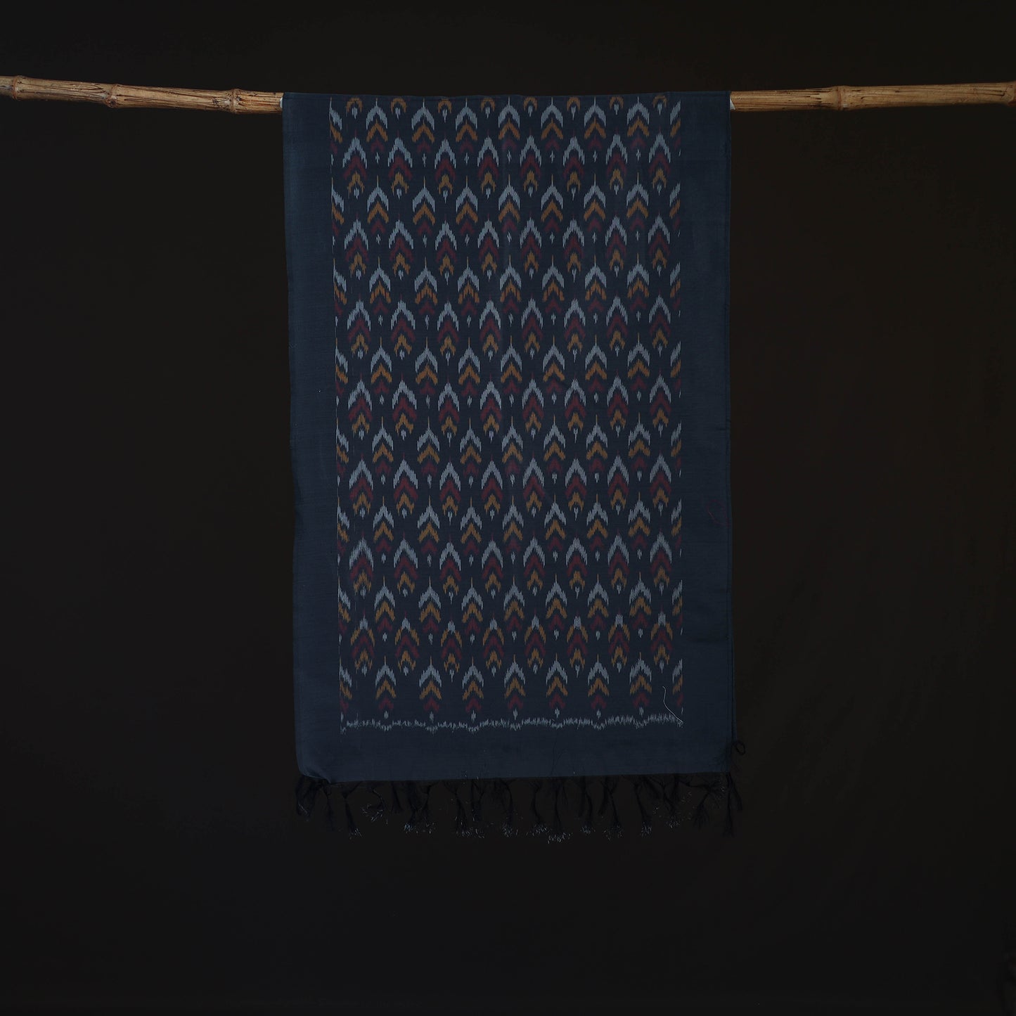 Blue - Pochampally Ikat Weave Sico Stole 31